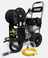WRX-200HDR Petrol Pressure Washer with 40m Hose Reel | 200 bar