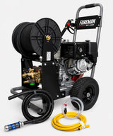 WRX-200HDR Petrol Pressure Washer with 40m Hose Reel | 200 Bar