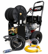 WRX-250HDR Petrol Pressure Washer with 40m Hose Reel | 250 Bar